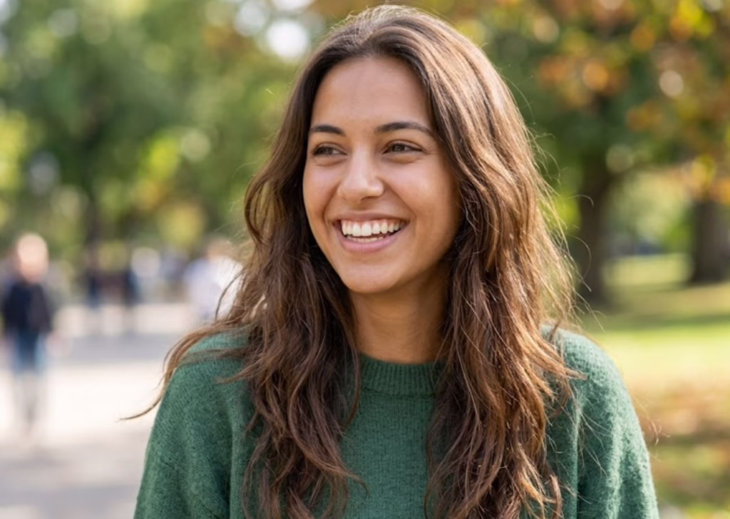 smiling lady